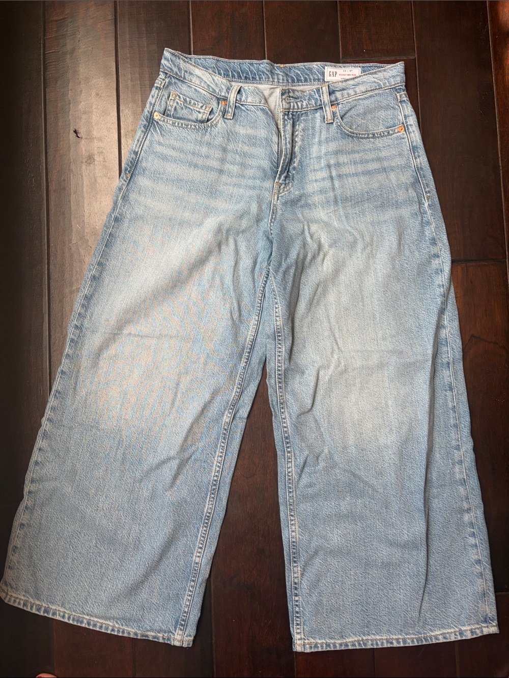 GAP Women's Baggy Mid Rise Denim Jeans